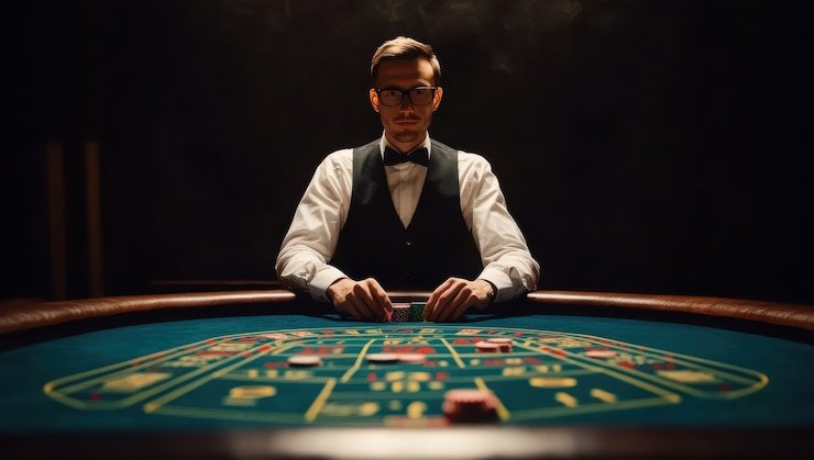 Live dealer blackjack table on toto313 link mobile screen